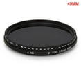 thumbnail image 1 of Filtro ajustable variable Nd Fader Nd2 a densidad neutra Nd400 para lente de cámara Size49mm TUNC Sencillez, 1 of 5
