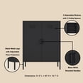thumbnail image 3 of Miekor Furniture Accent Cabinet in Black No.5895, 3 of 8