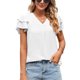 thumbnail image 1 of Top casual para mujer,Camiseta de manga corta para mujer, Top de verano para mujer, camisa informal para mujer, rendimiento confiable, 1 of 6