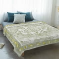 thumbnail image 4 of Sage Green Blanket Soft Cozy Warm Throw Blanket for Couch, Plush Fuzzy Flannel Fleece Blankets for Sofa, Boho Retro Decorative Abstract Floral Ethnic Bed Blankets Lightweight Gifts for Women, 50"x60", 4 of 9