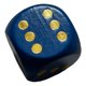 thumbnail image 1 of De Dados D6 Dados De Con Esquina Redondeada Dados De Seis Accesorios De De Azul CUTICAT Dados de madera, 1 of 4