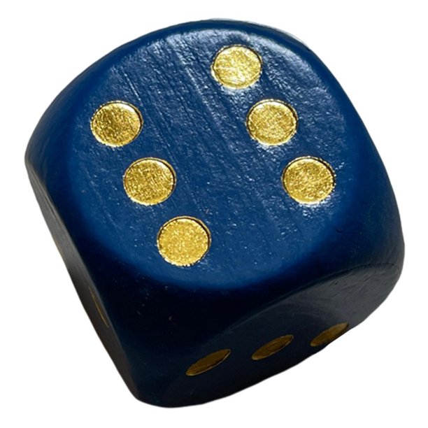 De Dados D6 Dados De Con Esquina Redondeada Dados De Seis Accesorios De De Azul CUTICAT Dados de madera