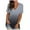 Gray, variant on loopsun Summer Tops for Womens,Women's Fashion Casual Gradient V-neck Short Sleeve Loose T-shirt Tops Gray M