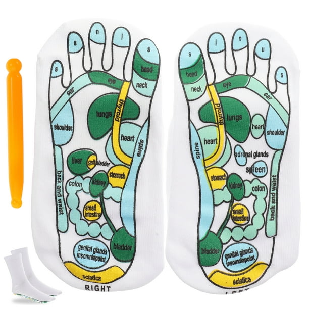 1 Pair of Acupressure Socks Feet Massage Socks Massage Tools for Women ...