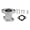 Silver, variant on For VM22 Motocross Intake Manifold Carburetor Interface Adapter PZ19 PZ26 Motorcycle Carb Intake Pipe Inlet Manifold Moto Parts