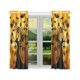 thumbnail image 2 of ABPHQTO Happy Halloween Moon Night Black Tree Owl Cortina de ventana Cortina de cocina 65x90 cm (Dos piezas), 2 of 3