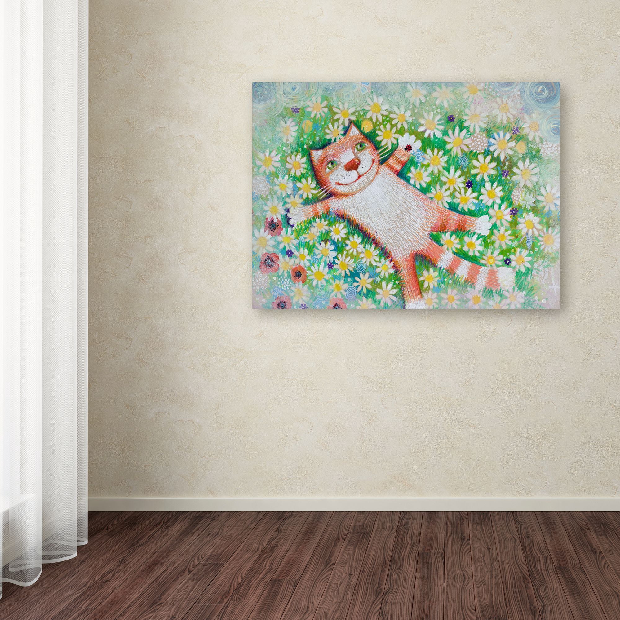 Trademark Fine Art 'Happy Summer' Canvas Art by Oxana Ziaka