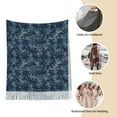 thumbnail image 6 of Cauagu Hawaiian Style Print Women Wrap Shawl tassels Scarves Retro Scarf 77.6"X28.3", 6 of 8