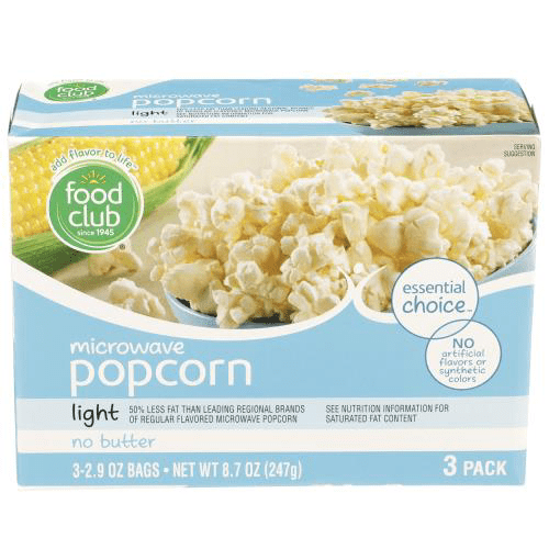 Food Club, Natural Light Popcorn