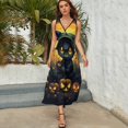 thumbnail image 5 of Halloween Scary Night Full Moon Sleeveless Dress Female Clothing Dress Women Summer 2025 Dress, 5 of 7