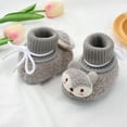 thumbnail image 4 of Siilsaa Kids Shoes Size 12 For 3 Months-6 Months Boys Soft Booties Snow Boots Warming Toddler Sneakers Grey,6-9Months, 4 of 4