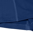 thumbnail image 6 of hoksml Men's Raglan Long Sleeve Compression Shirt, Crew Neck Back Mesh Panel Slim Cut Quick Dry Athletic Base Layer in Solid Colors, 6 of 8