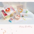 thumbnail image 5 of Tarjetas de Felicitación Pop-Up 3D para pastel de cumpleaños, tarjeta de feliz cumpleaños para niños, amigos, Postales familiares, regalos con sobre, 5 of 5