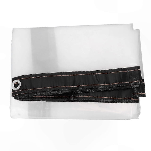 Clear Polyethylene Tarp for Garden Use, Waterproof and Insulating, 9.8ft x 9.8ft