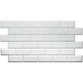 thumbnail image 3 of Panneau Mural 3D en Faux Carreaux PVC Blanc Perle de Dundee Deco, 3,2 Pi X 1,6 Pi, Revêtement Mural de Design Intérieur pour Application Commerciale et Résidentielle, 5 Pi2 Chacun, Lot de 5, 3 of 5