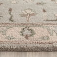 thumbnail image 3 of Safavieh Heritage Collection HG865A Handmade Traditional Oriental Beige and Grey Wool Round Area Rug (6' Diameter), 3 of 10