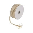 thumbnail image 3 of Cuerda para envolver regalos de 10 m, ideal para tejer, manualidades, colgar y embalar. Amarillo blanco, 3 of 9