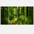 thumbnail image 2 of Verdure Fascinante dans une Forêt Sauvage - Impression sur Toile de Forêt, 2 of 3