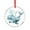 Pattern-1, variant on Cute Monkey Swinging on Vines with Toucan Glass Ornament Appreciation Gift for Xmas Friend Bestie Nurse Teacher Mentor Boss Coworker Monkey Lover Gifts Glass Round Ornaments