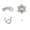 thumbnail image 2 of Estrella de Cambios Kinlley para Moto FT150 DM150 Plateado, 2 of 2