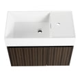 thumbnail image 5 of 30 Inch Bathroom Vanity with Thick Edge Resin Sink, Eco - Friendly, Wall - Mounted for Organizing Small Bathrooms, 5 of 7