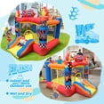 thumbnail image 6 of Culaluva Inflatable Bounce House: Bouncy Castle 2-in-1 with Slide for Kids Aged 3-6 - with 370W Blower & Storage Bag - Indoor Outdoor Play, 6 of 9