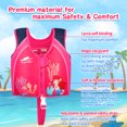 thumbnail image 5 of Gogokids Kids Swim Vest Neoprene Float Swimming Life Jacket Boys Girls Training Swimwear, 5 of 7