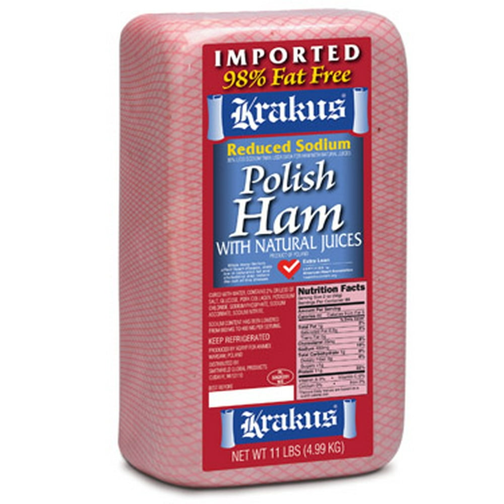 Krakus Imported Reduced Sodium Polish Deli Ham
