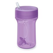 NUKÂ® Everlast Weighted Straw Cup, 10 oz., Purple, 12+M