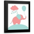 thumbnail image 1 of Robinson, Tamara 20x24 Black Modern Framed Museum Art Print Titled - Elephant, 1 of 5