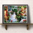 thumbnail image 4 of Abbracc River Cottage Cross Stitch, Needlepoint s Embroidery Printed Patterns Fabric, 4 of 9