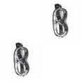 thumbnail image 2 of Sidaley Gafas de motocicleta Protección universal Gafas de moto Accesorios de motores Equipo de protección Artículos deportivos Transparente 2piezas, 2 of 6