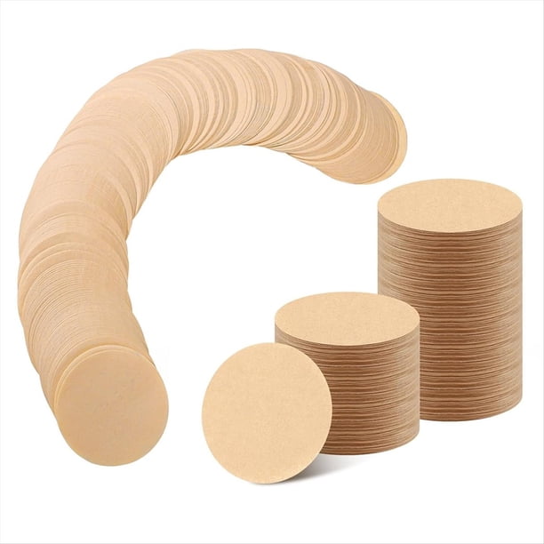 600 Piezas de Papel de Filtro de Café de Repuesto, Filtros de Papel Desechables para Cafeteras Espresso, Cafeteras Moka, Filtros de Papel