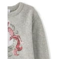 thumbnail image 3 of The Children's Place Toddler Girls Long Sleeve Sequin Sweater, Sizes 12M-5T, 3 of 3