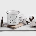 thumbnail image 2 of Koyal Wholesale Zodiac Sign Campfire Coffee Mug Virgo Star Constellation, Minimalistic Black, 2 of 5