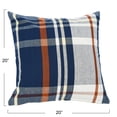 thumbnail image 2 of Creative Co-Op Square Plaid Cotton Pillow Cover, 2 of 5