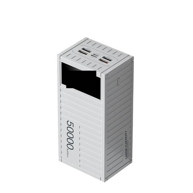 Banque d'Alimentation 50000mAh PD 20W Charge Rapide Portable Station d'Alimentation Extérieure Chargeur USB Multifonction