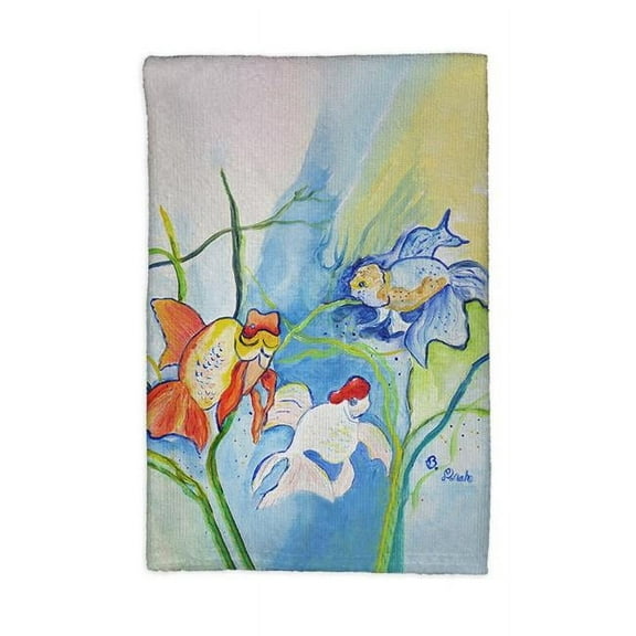 Betsydrake KT1143 16 x 25 in. Fantails II Kitchen Towel