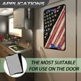 thumbnail image 6 of Yuyamidu American Flag RV Door Window Shade Cover for Women Men Privacy Screen Door Curtains Travel Trailer Motorhome RV Screen Door Protector, 4th of July, 6 of 7
