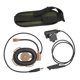 thumbnail image 4 of HD01 Casco de Caza Militar Auriculares Walkie Talkie para Motorola GP338 GP‑328 y Otros Walkie Talkies Marrón, 4 of 5