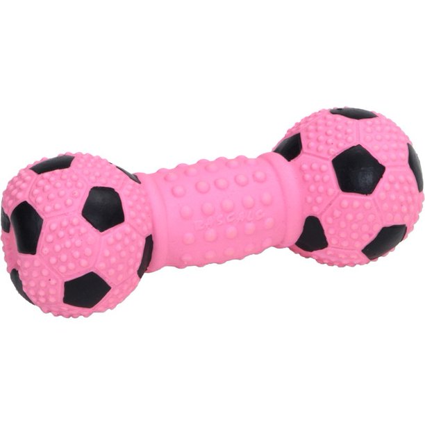 5.5" Latex Soccer Ball Dumbbell Dog Toy