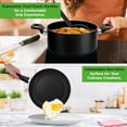 thumbnail image 4 of Juego de utensilios de cocina NutriChef NCCWA13, antiadherentes, 13 piezas, negro, 4 of 7