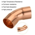thumbnail image 4 of Uxcell 45 Degree Elbow Copper Fittings, 3/4 Inch ID Connection for HVAC Air Conditioner, Pack of 2, 4 of 5