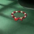thumbnail image 3 of CILENON Blessing Good Luck Jade Crystal Lucky Bracelets for Women Chinese Style Good Lucky Key Jade Dainty Beads Bracelets Christmas Ideas for Women Men(Red,One Size), 3 of 5