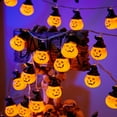 thumbnail image 2 of Black Hat Pumpkin Halloween String Lights Festive Atmosphere Creating Decorative Lamps For Holiday Setup, 2 of 5