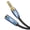 Male to Female Cable, variant on MillSO 3.5mm Headphone Extension Cable (6.6 ft) TRRS 3.5mm Male to Female Stereo Audio Jack Extension Adapter Auxiliary AUX Cord for Headphones, Earbud, Speaker, Car Stereo, Home HiFi Stereo System