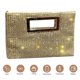 thumbnail image 5 of Bolso Hobo Hombro para Mujer Con Broche Magnético Y Diamantes Imitación Boda Fiesta Graduación, 5 of 9
