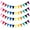 Rainbow, variant on 4PCS Felt Bunting Banner Triangle Flags Hanging Garland Pennant for Birthday Wedding Baby Shower Hen Tea Fall Party Classroom Nursery Home Kids Room Outdoor Garden Decorations