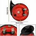 thumbnail image 2 of Super Loud 300DB Train Horn Waterproof for Motorcycle Car, 2 of 5