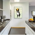 thumbnail image 3 of Epic Art 'Boston Terrier and Crown' by Fab Funky, Acrylic Glass Wall Art, 24"x36", 3 of 3